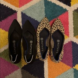 2 Pairs of Rothy’s Point (7.5)